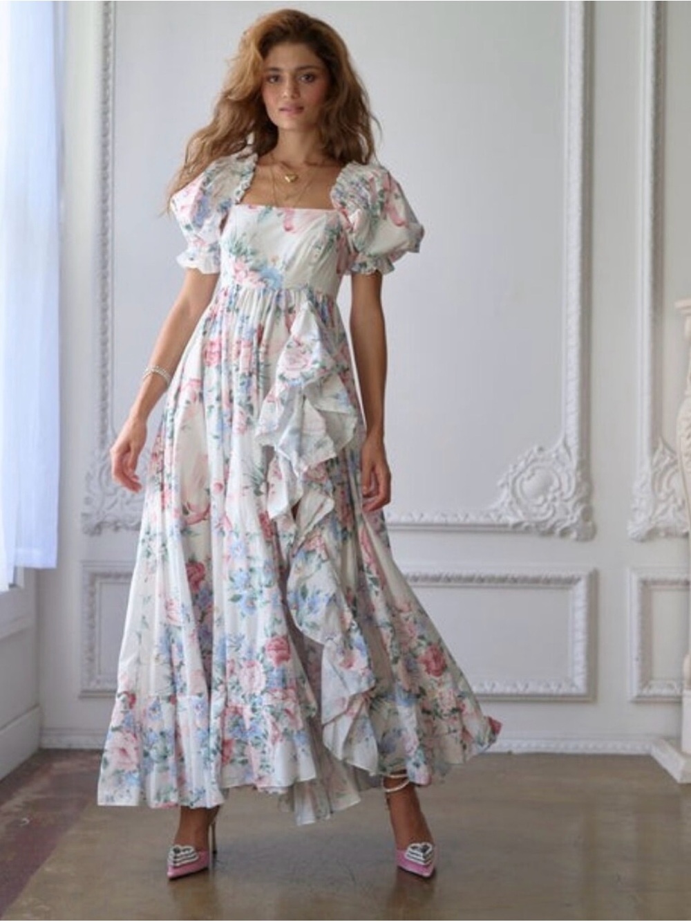 Selkie Cotswold Ruffle Gown Medium BNWOT